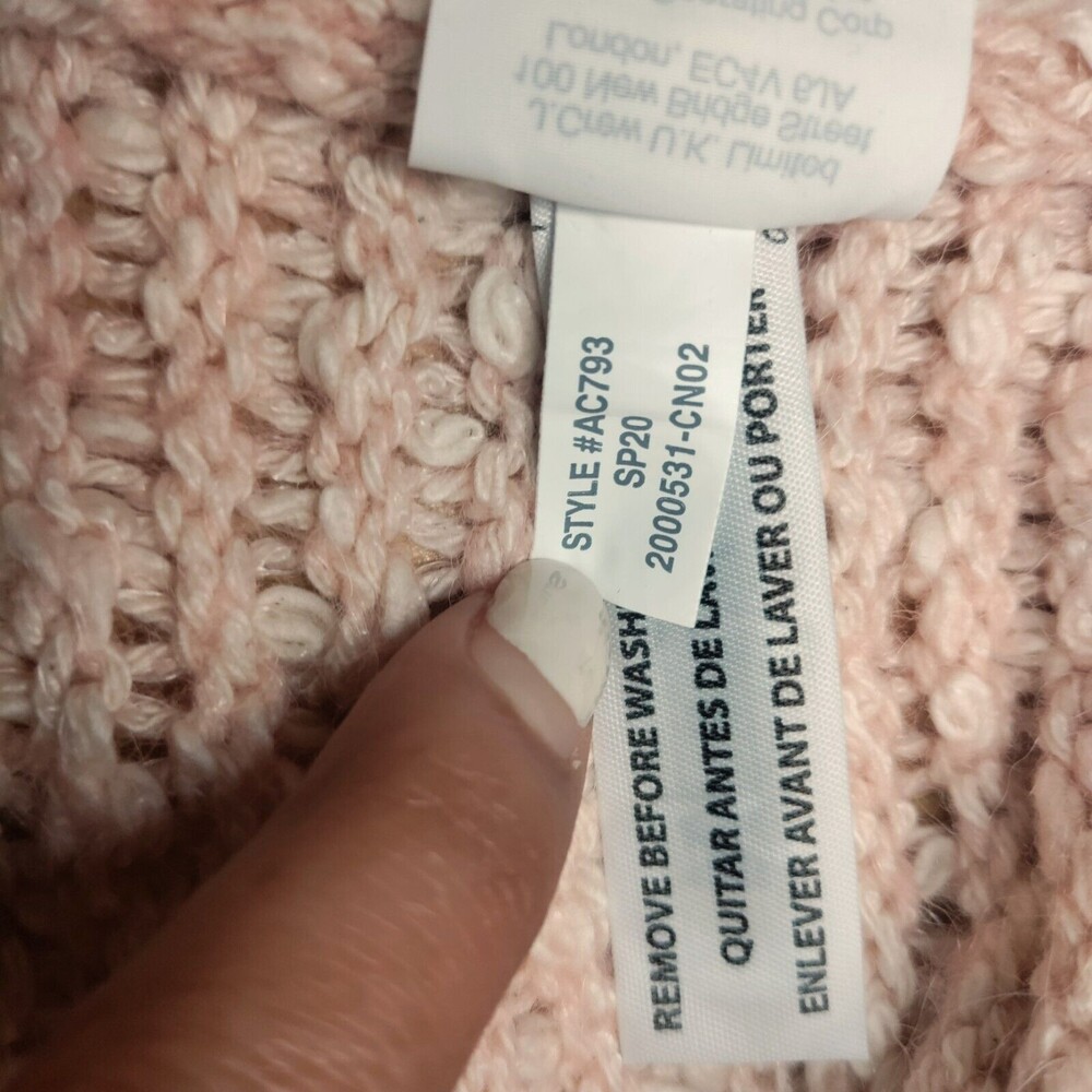 Madewell Women's Baez Pullover Sweater Small Pink. - Picture 10 of 10